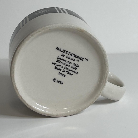 Majestic Ware by Sakura Inca‎ Stoneware Mug 1995 Dishwasher Microwave Safe - Picture 2 of 5